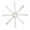 Modern Forms Fans Aura Indoor or Outdoor Smart Ceiling Fan 2700-3000-4000-5000K LED in Brushed Nickel/Matte White FR-W2303-72L-BN/MW - alternate 6